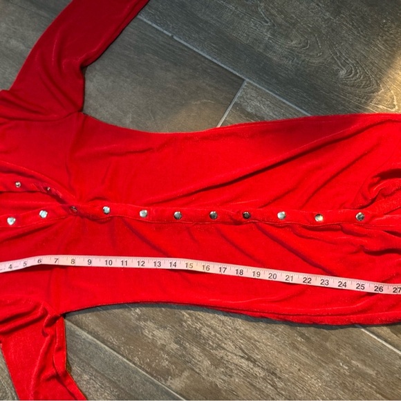 Princess Polly Elody Red Bodycon Polo Collar Dress - Picture 12 of 12